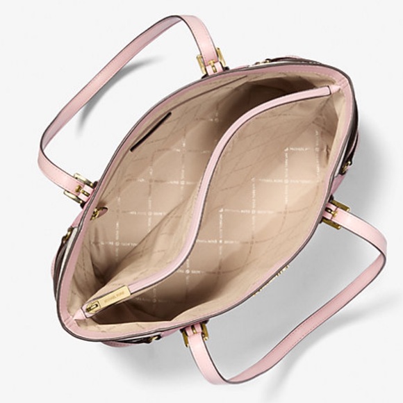 Michael Kors Voyager Large Color-Block Signature Logo Tote Bag
Powder Blush Mult - Picture 6 of 16